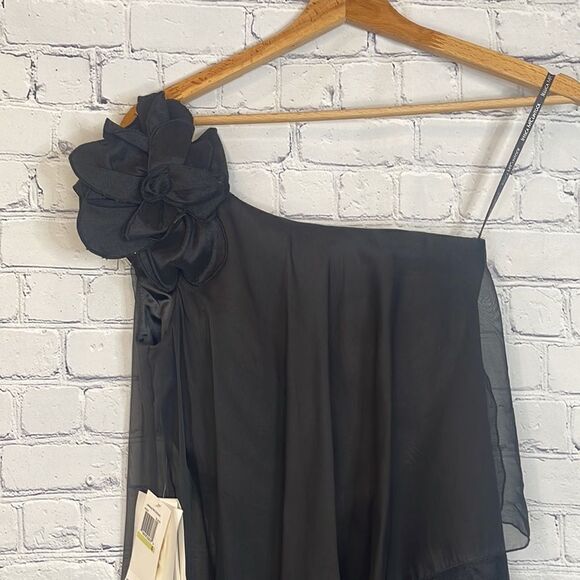 Jessica McClintock Black Mini Dress - Picture 2 of 4